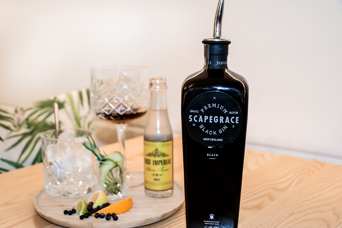 Duke of Wellington New Zealand Gin distillery Fresh Summer Scapegrace Black Gin and Tonic